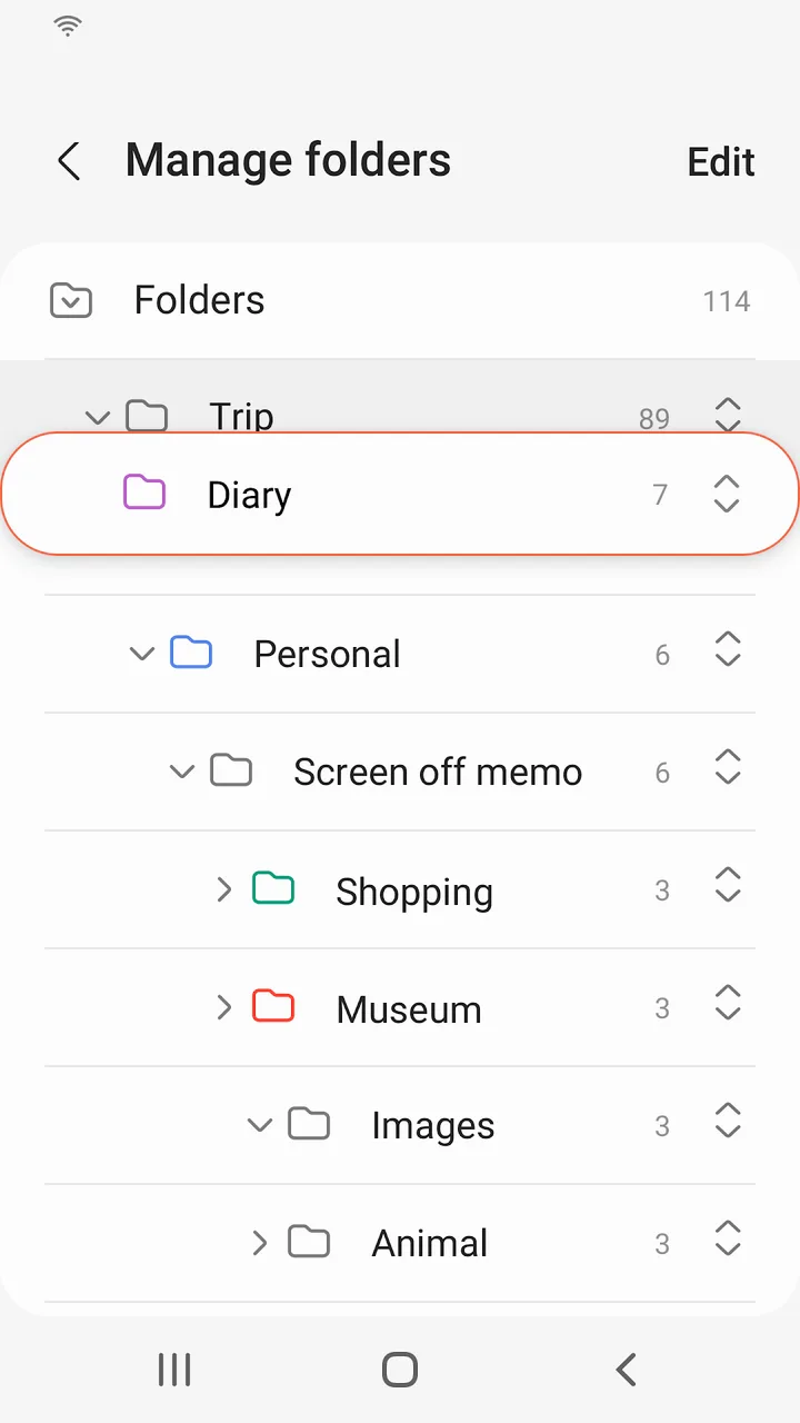 Samsung Notes screenshot 2