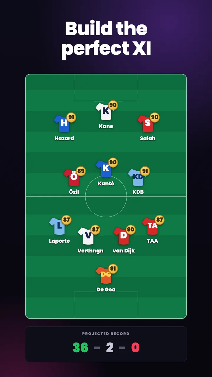 38-0-0: Football Squad Draft screenshot 2