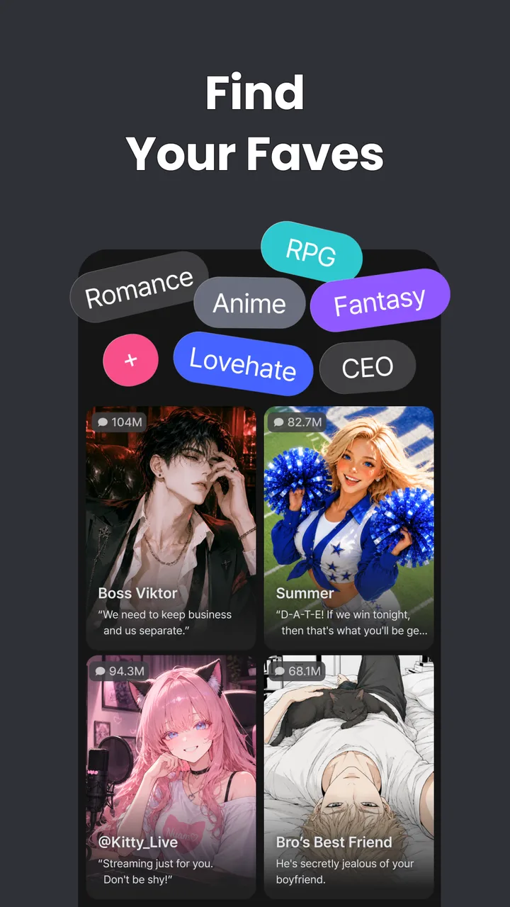 zeta: AI Chat, Story, Play screenshot 2