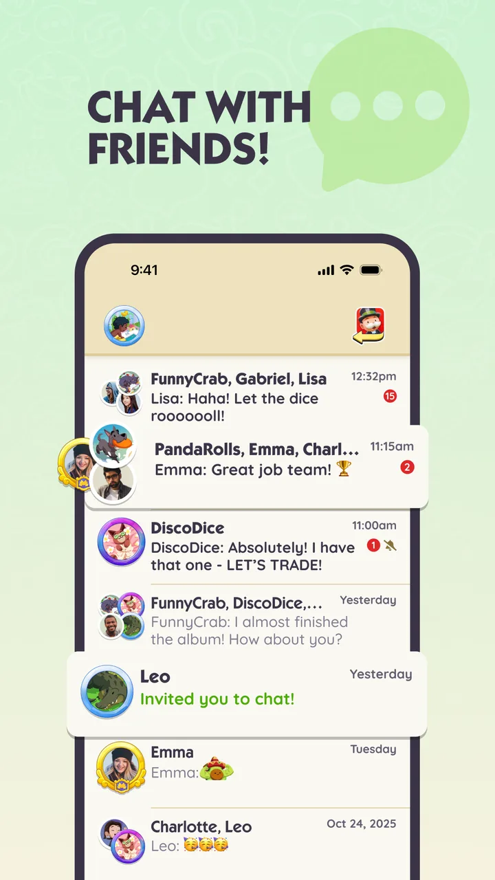 MONOPOLY GO!Chat screenshot 2