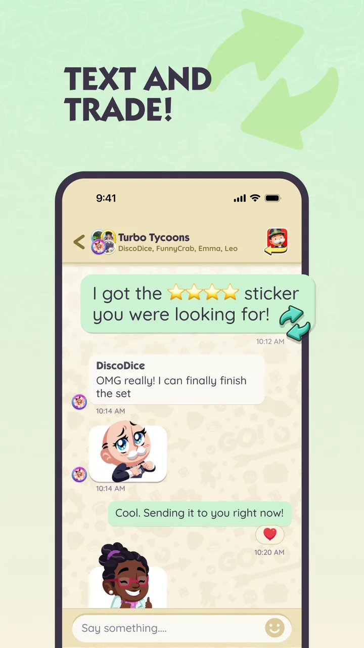 MONOPOLY GO!Chat screenshot 3