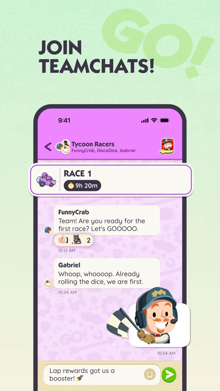MONOPOLY GO!Chat screenshot 4