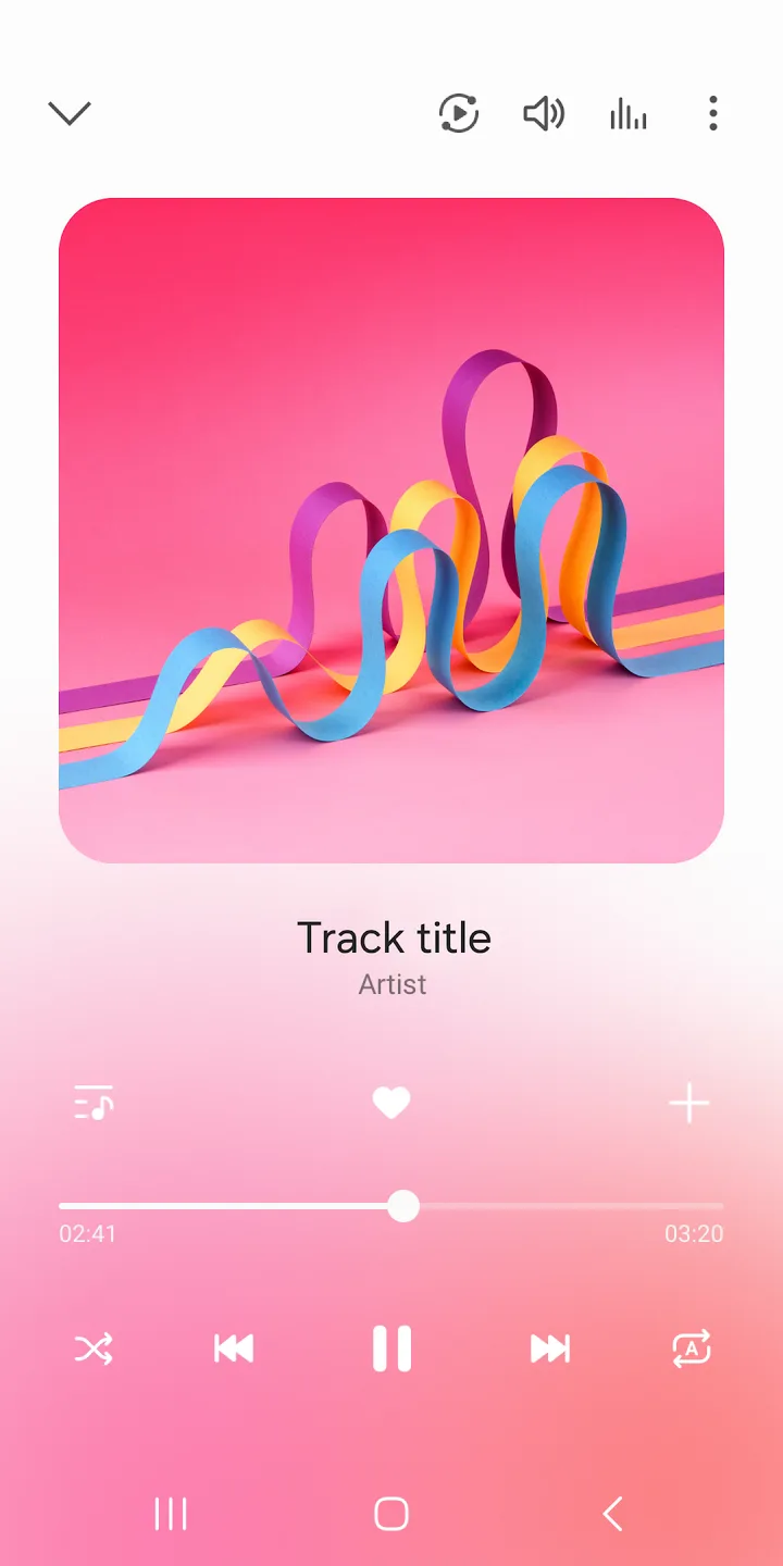 Samsung Music screenshot 1