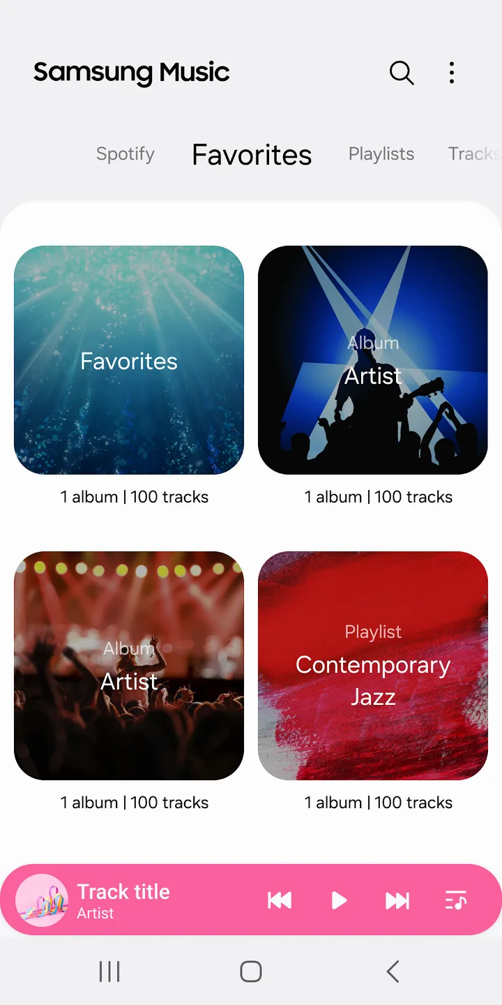 Samsung Music screenshot 3