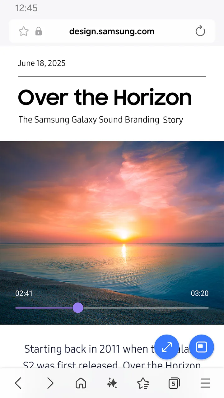 Samsung Browser screenshot 4