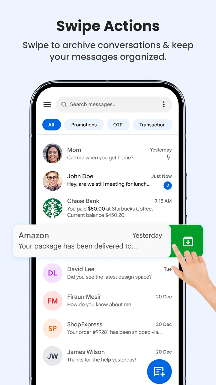 Messages: SMS & Text App screenshot 4