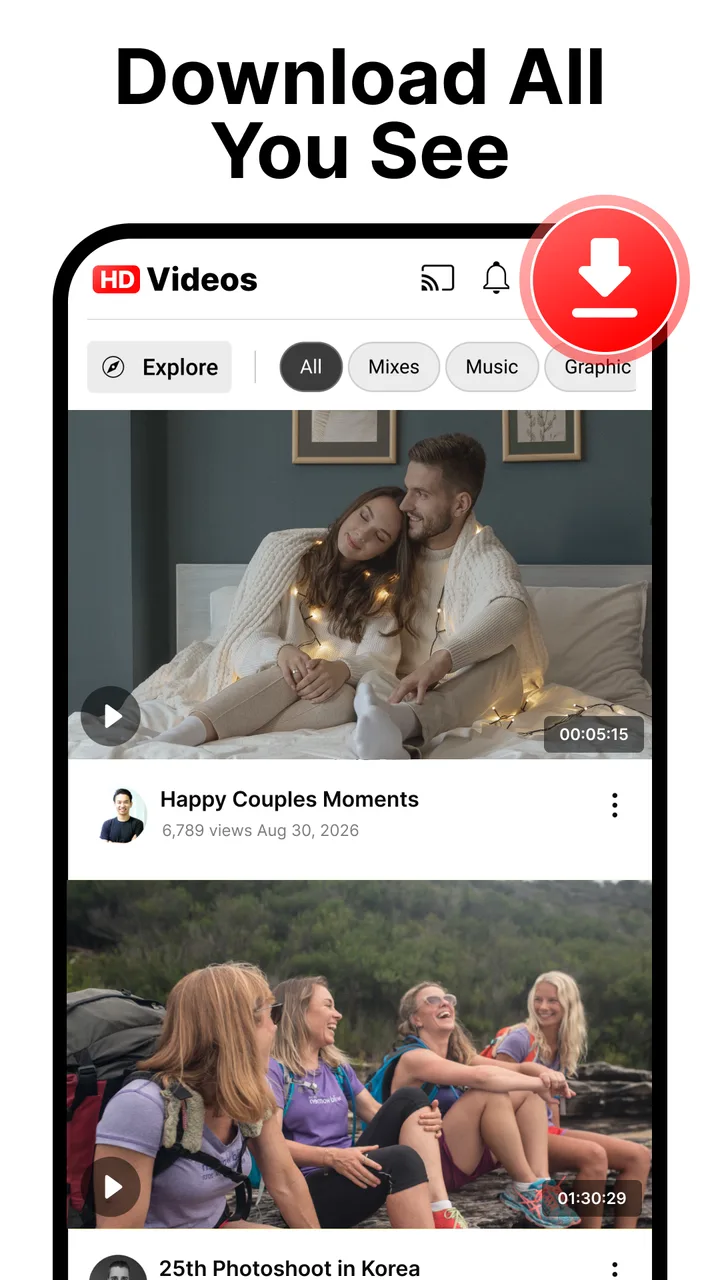 Video Downloader & HD Download screenshot 2