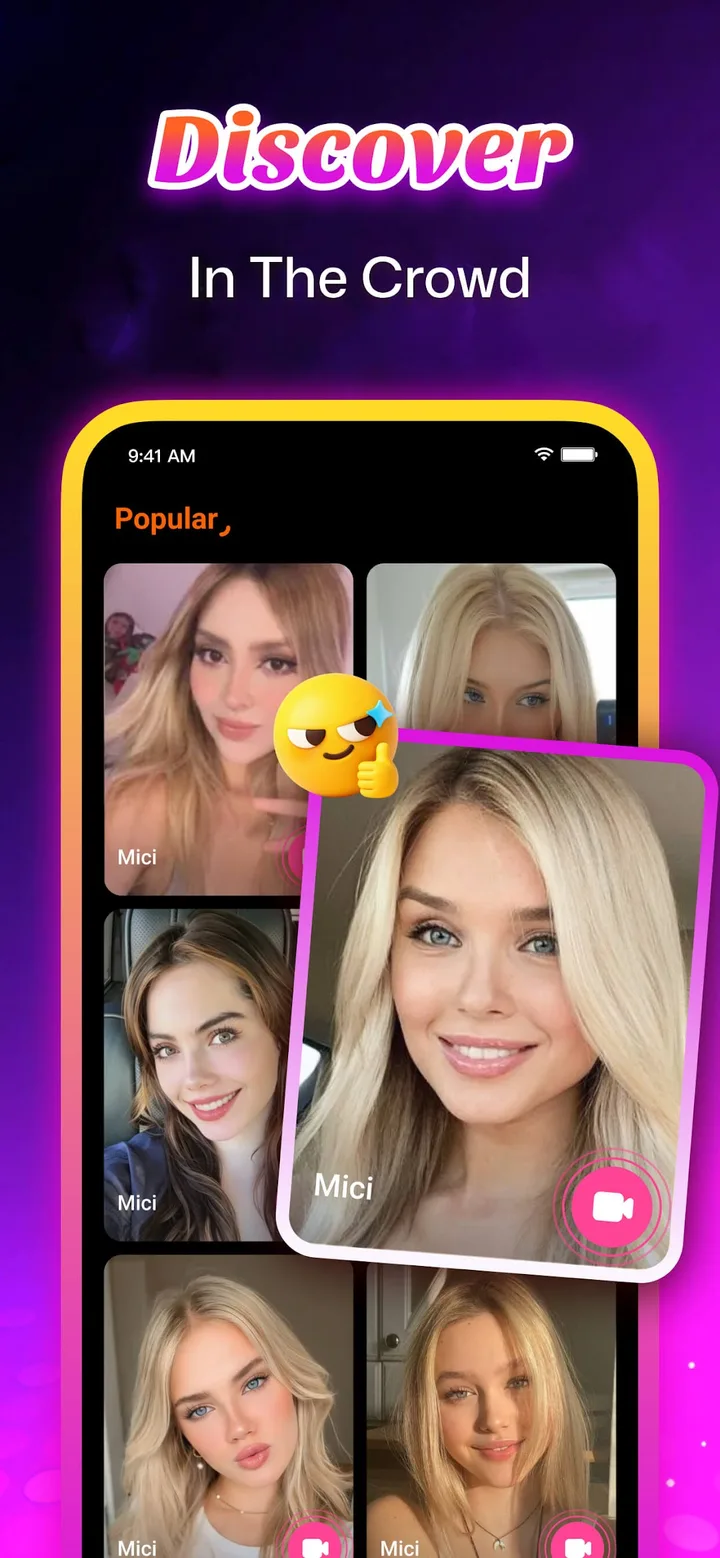 Mici - Call & Meet screenshot 4