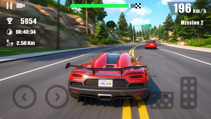 Real Traffic Car Simulator 3D screenshot 1