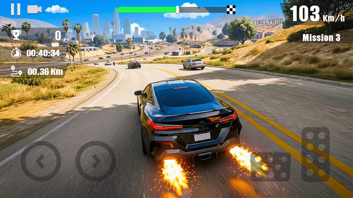 Real Traffic Car Simulator 3D screenshot 2