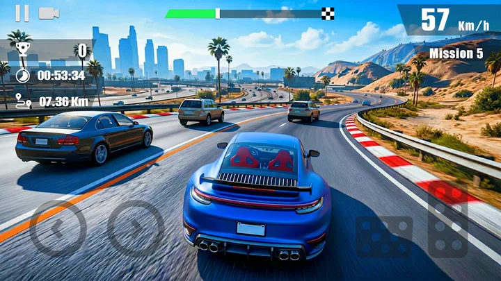 Real Traffic Car Simulator 3D screenshot 4