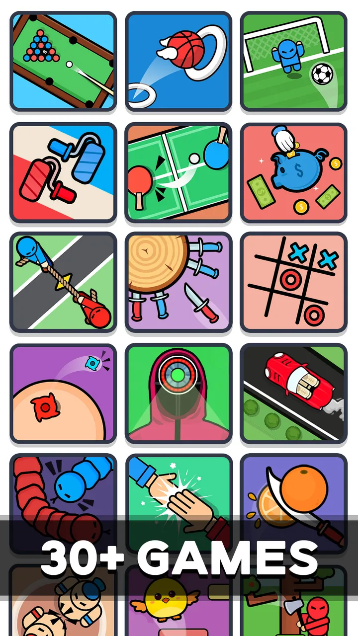 Two Player Game: 1v1 Challenge screenshot 1