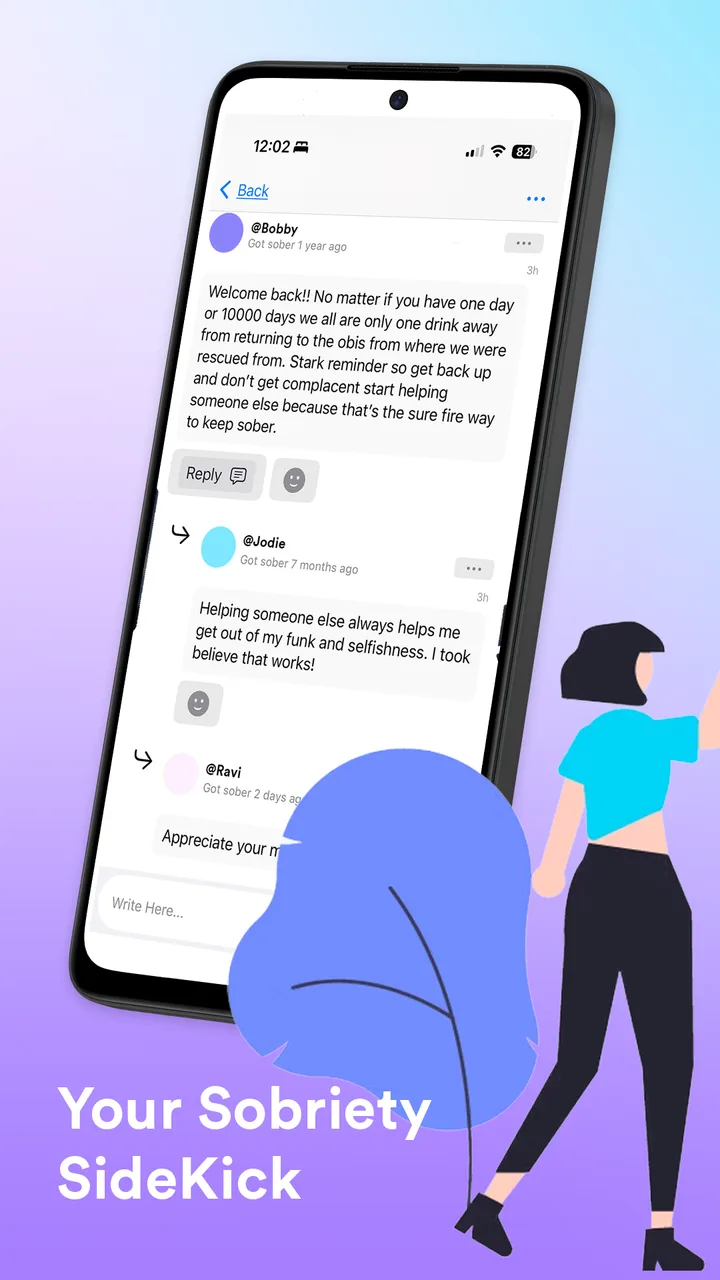 Sober Sidekick: Quit Addiction screenshot 2