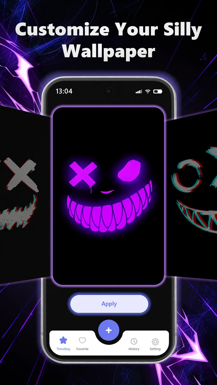 Silly Fun Smile Live Wallpaper screenshot 4