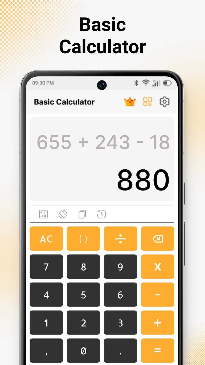 Basic Calculator For Android screenshot 2