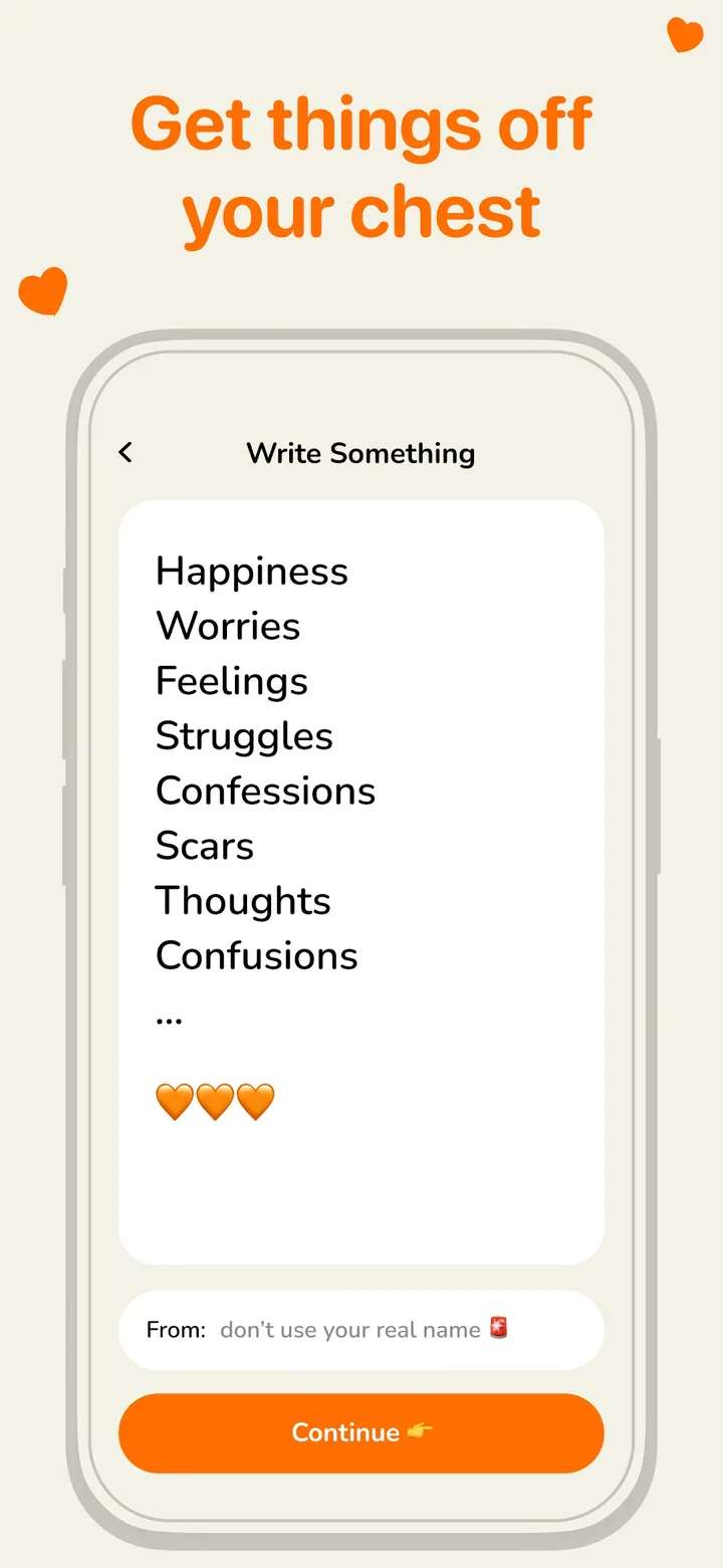 Sincerely - Off My Chest screenshot 4