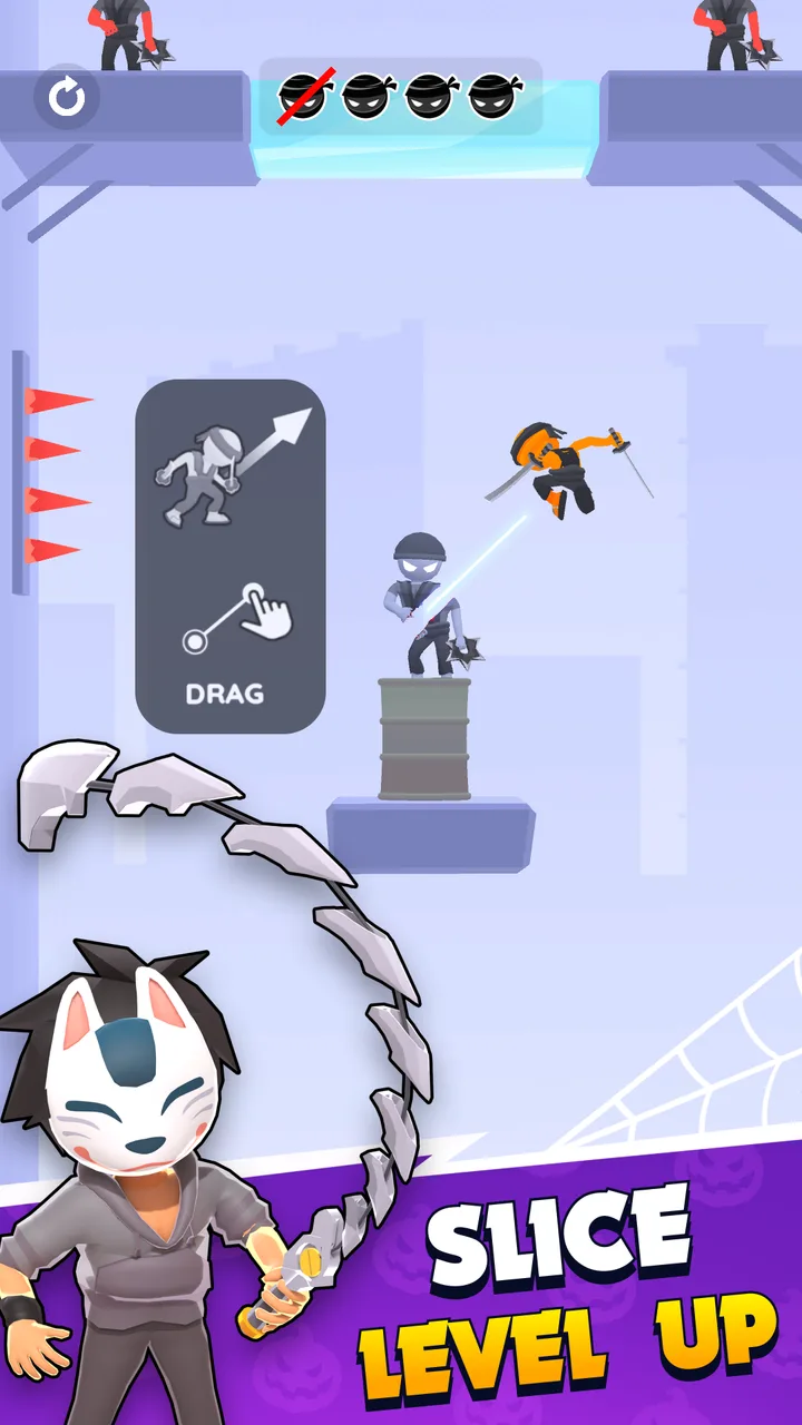 Slicing Hero Sword Master Game screenshot 1