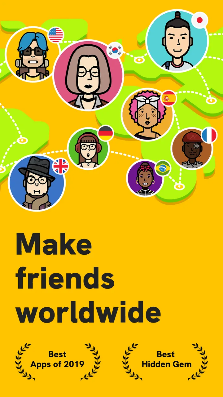 Slowly: Make Global Friends screenshot 1