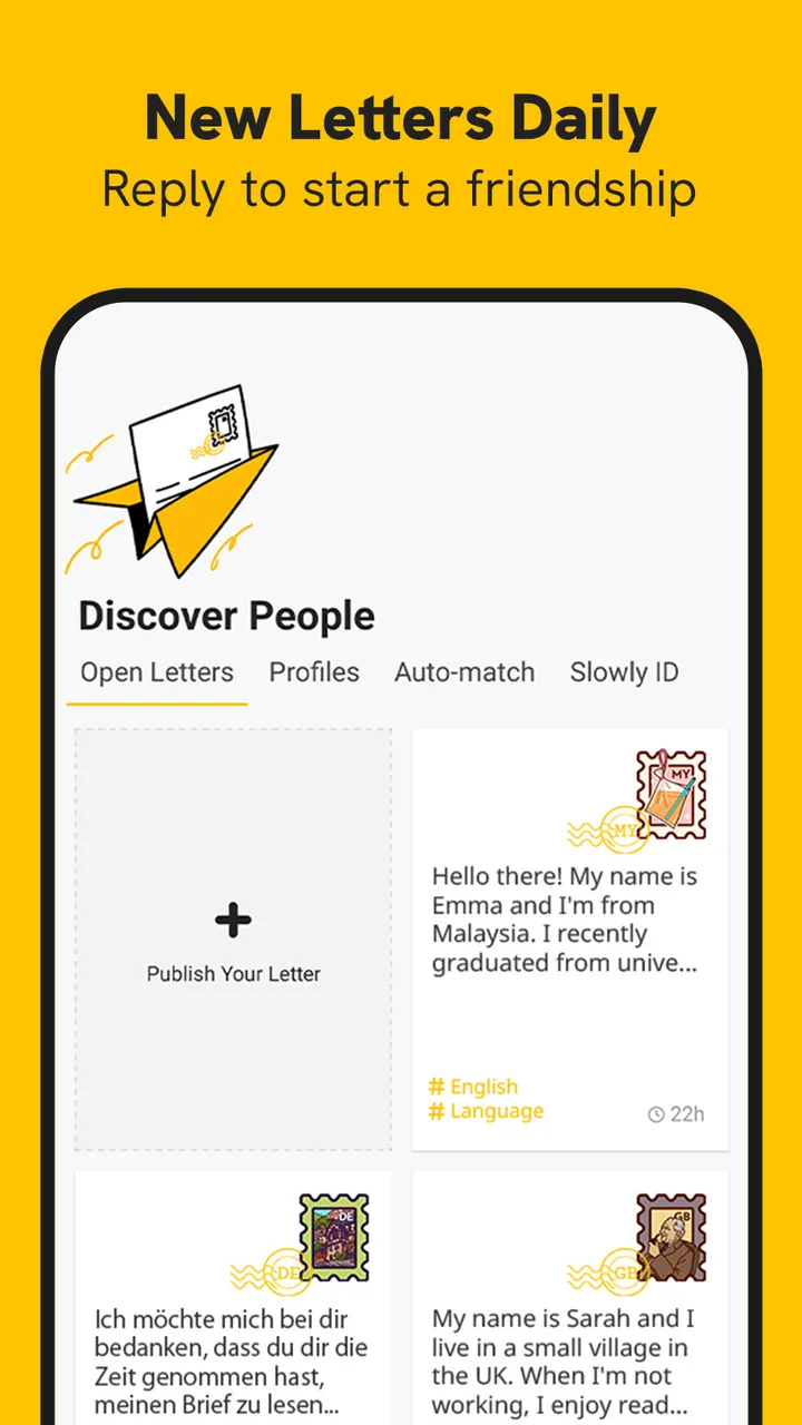 Slowly: Make Global Friends screenshot 2