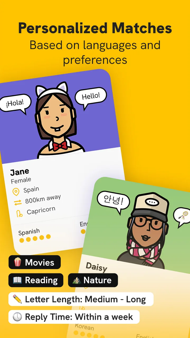 Slowly: Make Global Friends screenshot 3