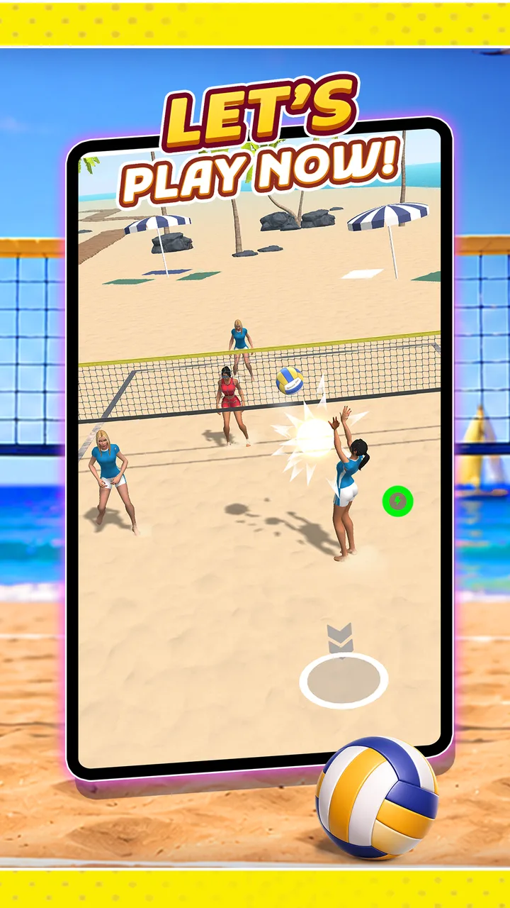 Beach Volley Clash screenshot 3