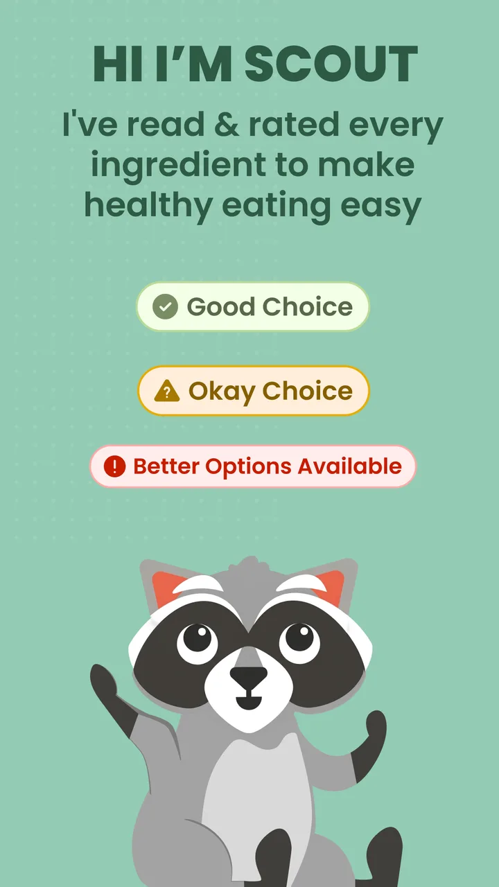 Trash Panda - Food Scanner screenshot 2