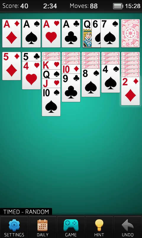 Solitaire screenshot 3