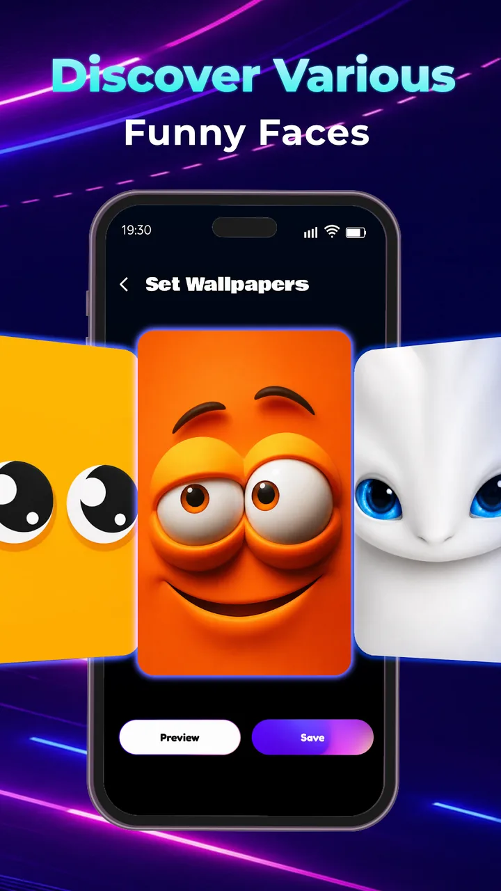 Smiley Fun Live Wallpaper screenshot 2