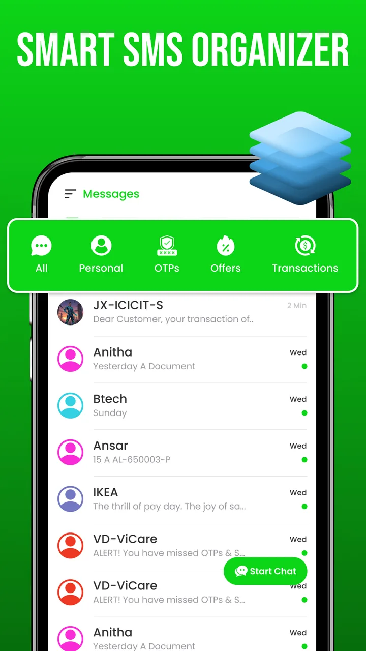 Messages - SMS Texting App screenshot 1