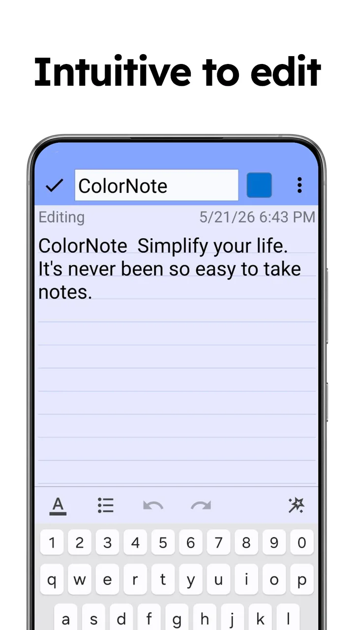 ColorNote Notepad Notes screenshot 3