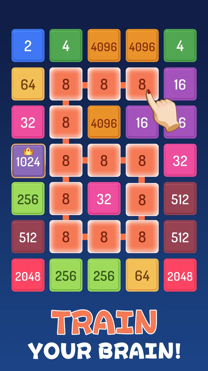 SoEasy 2248:Number Puzzle 2048 screenshot 4