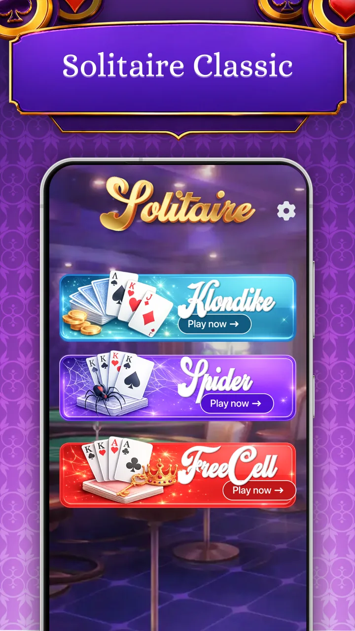 Solitaire, Classic Card Game screenshot 1