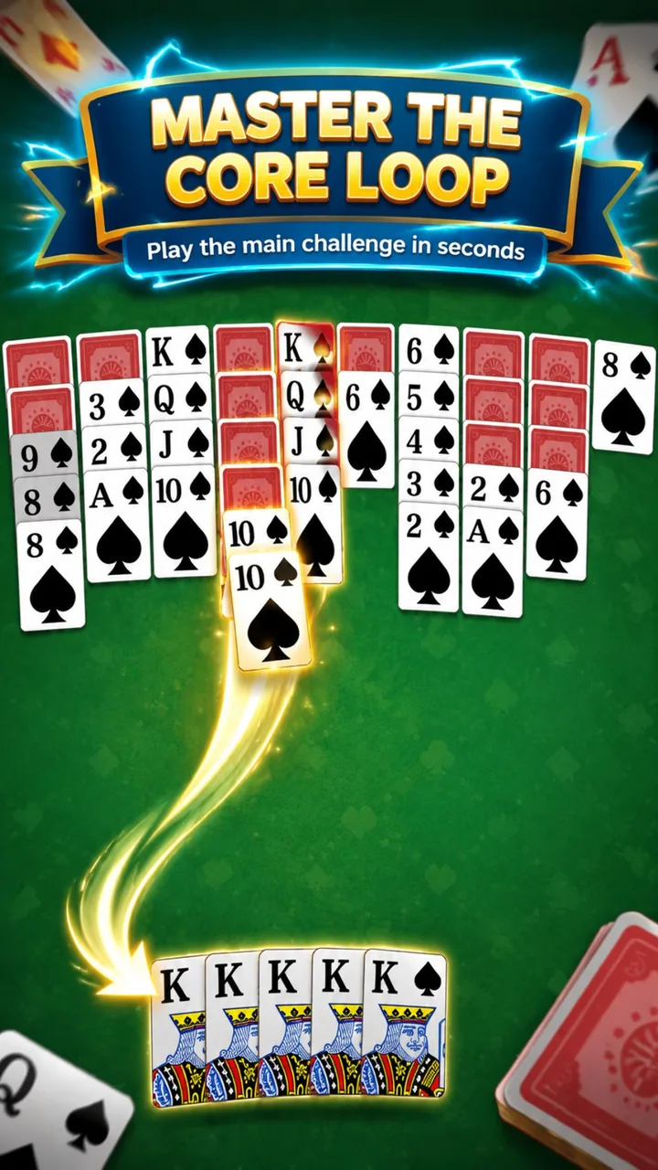 Solitaire King - Card Puzzle screenshot 1