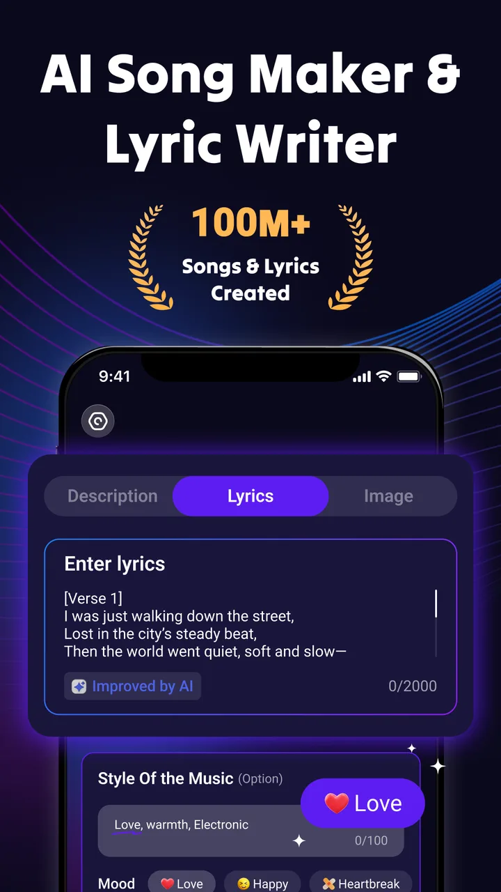 Rythmix: AI Music & Song Maker screenshot 2