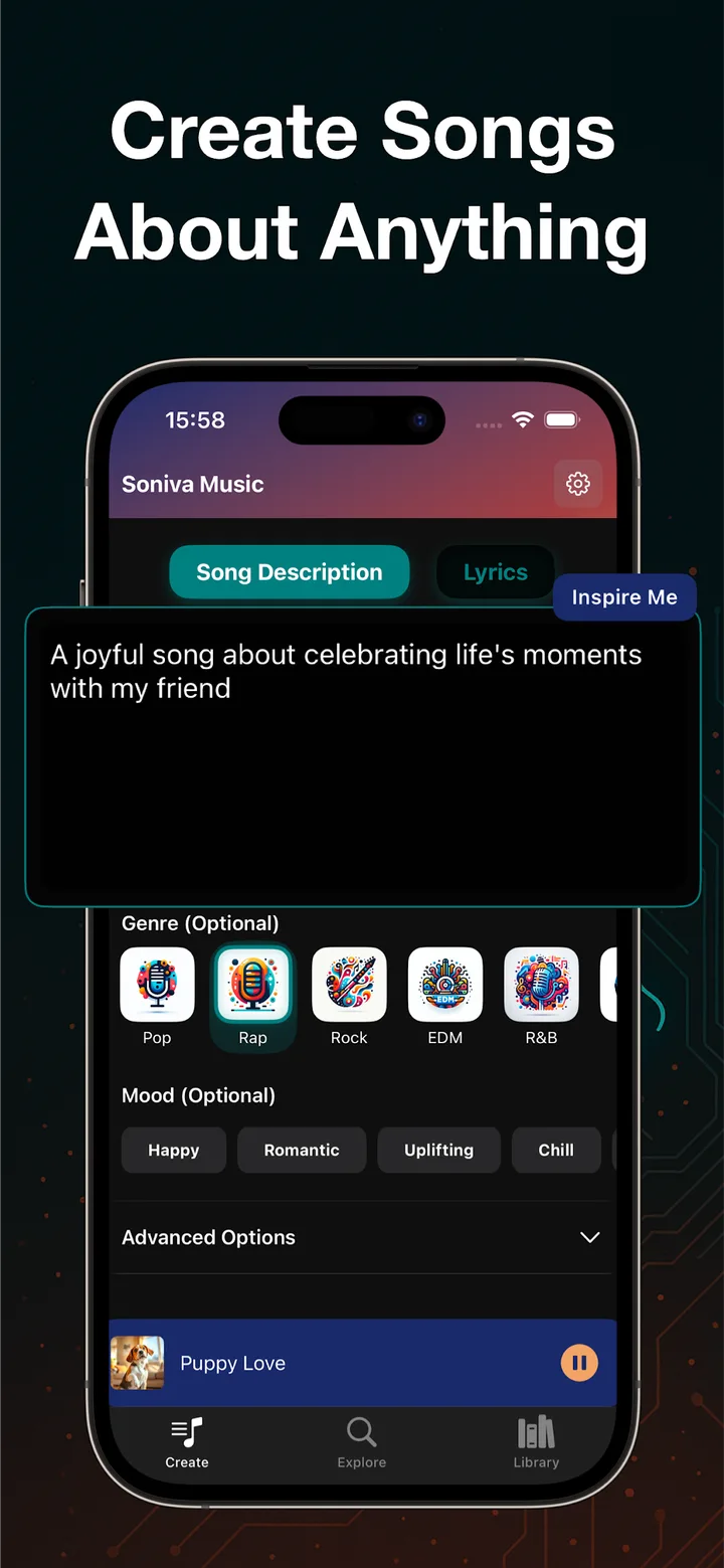 AI Song Maker: Soniva Music screenshot 2