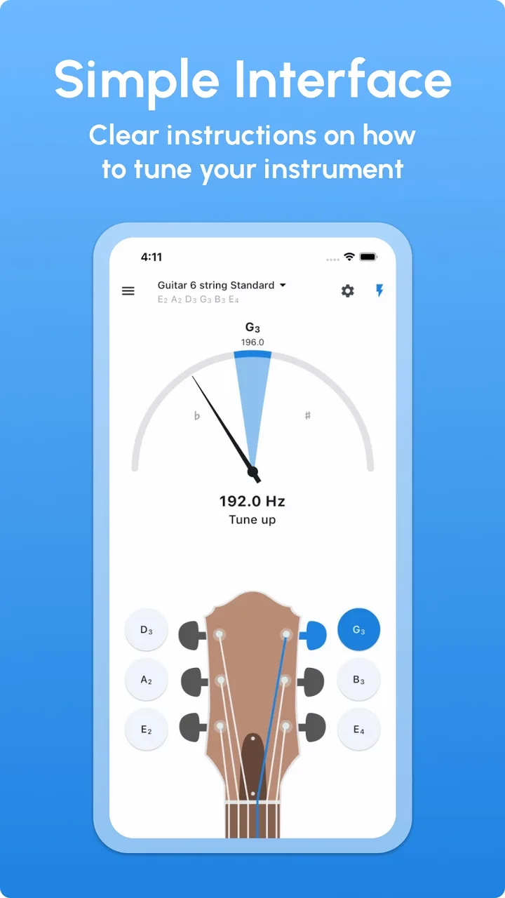 Guitar Tuner - LikeTones screenshot 2