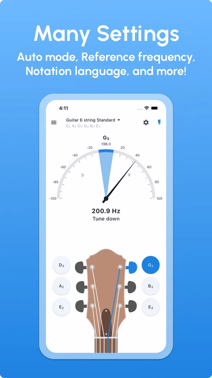 Guitar Tuner - LikeTones screenshot 4