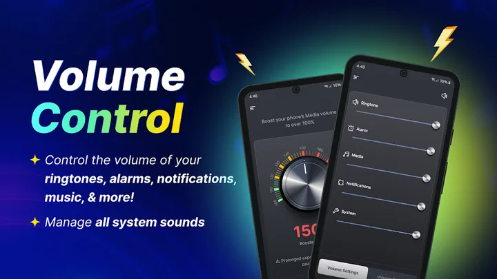 Volume Control Sound Launcher screenshot 1