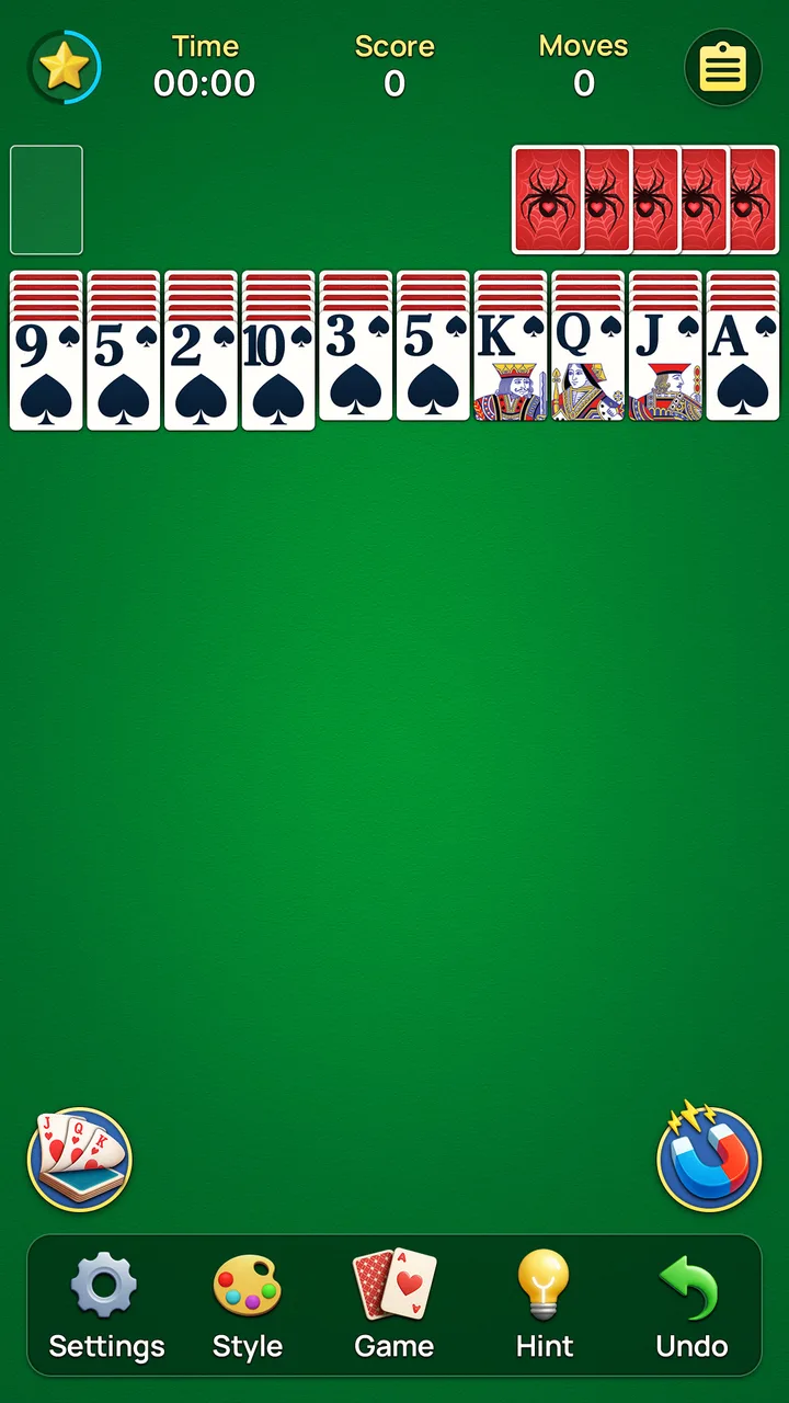 Spider Solitaire screenshot 1