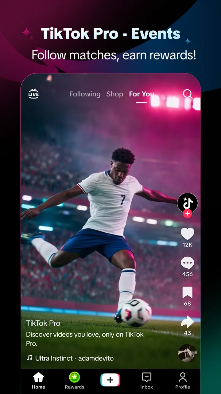 TikTok Pro - Events screenshot 1