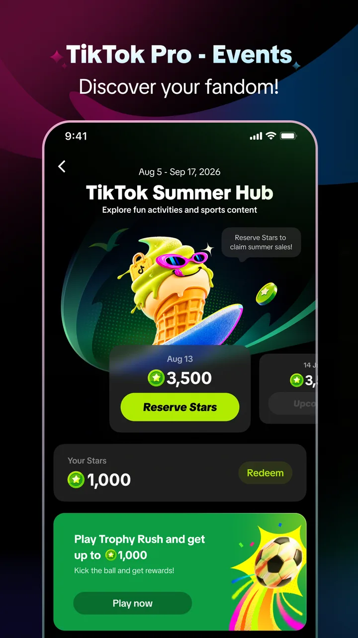 TikTok Pro - Events screenshot 2