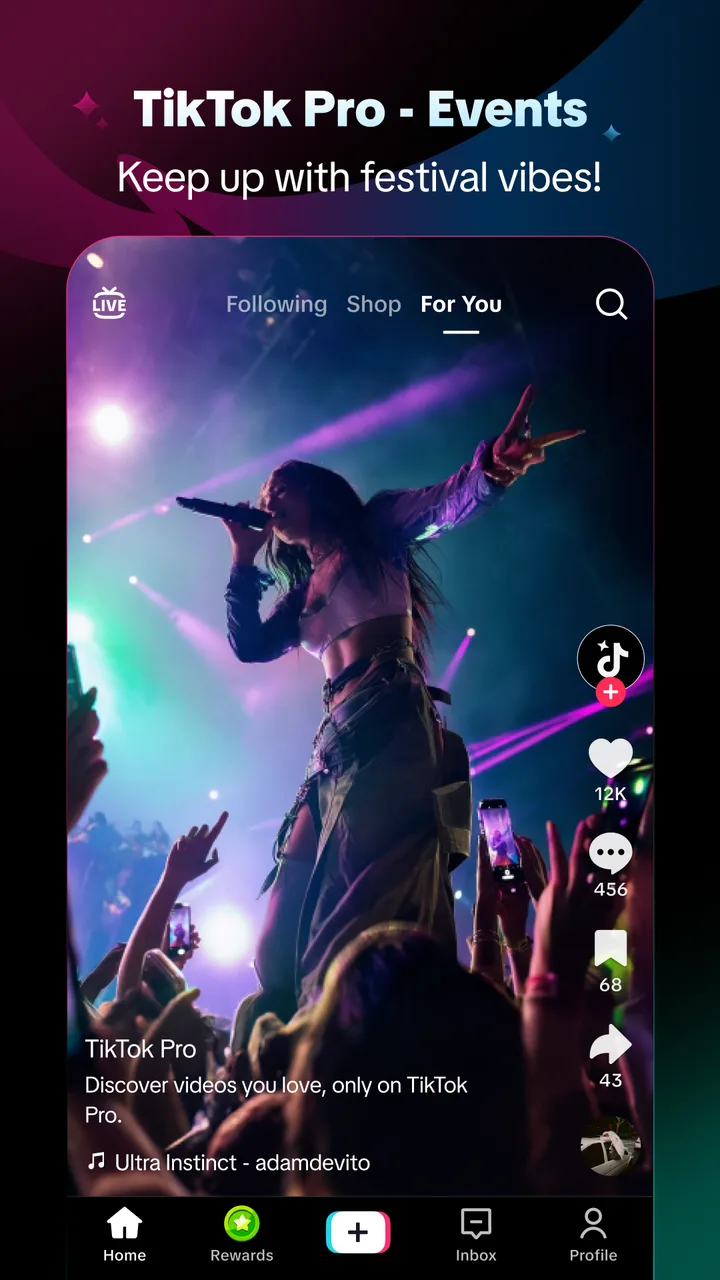 TikTok Pro - Events screenshot 4