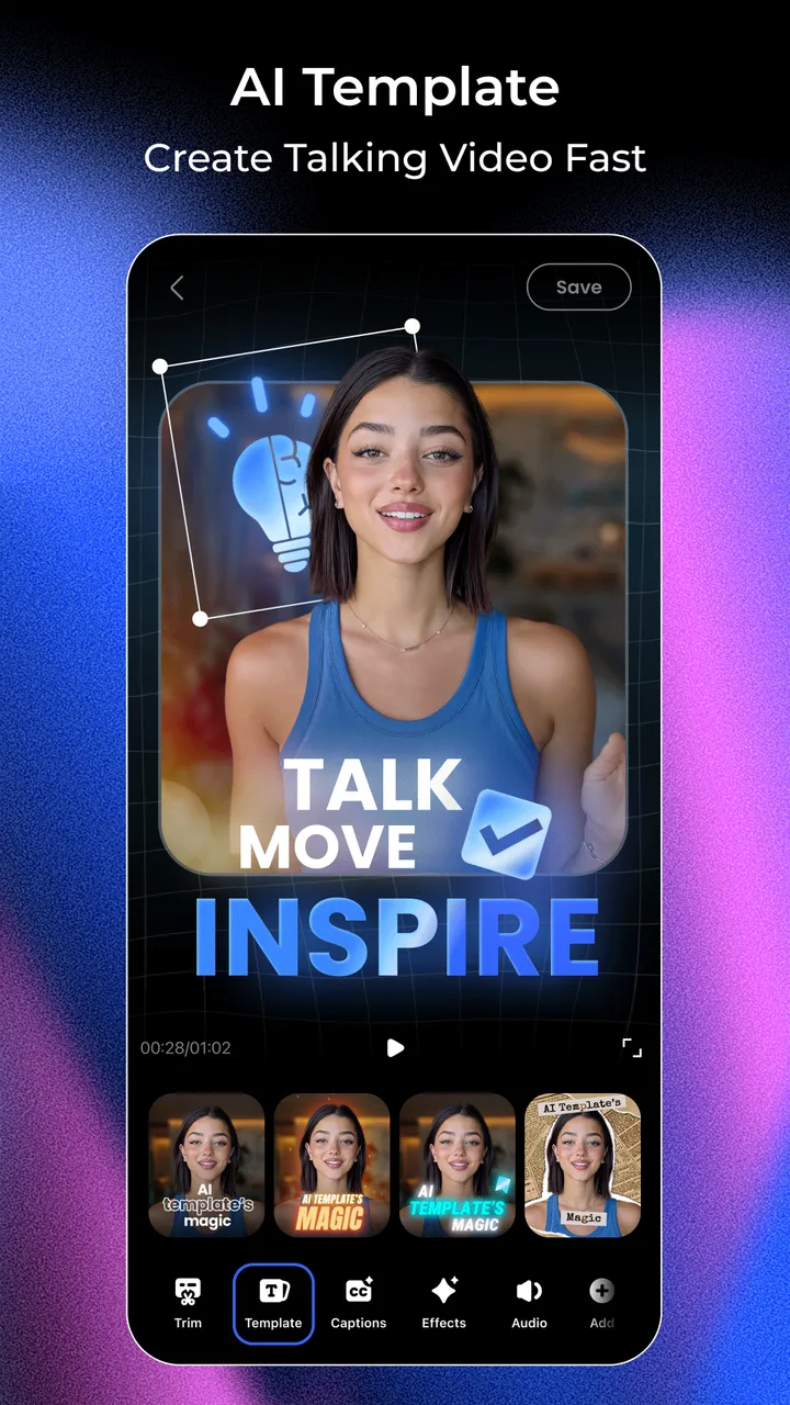 Vmake Labs: create viral video screenshot 4