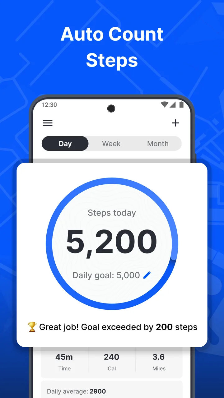 Step Tracker Launcher screenshot 1