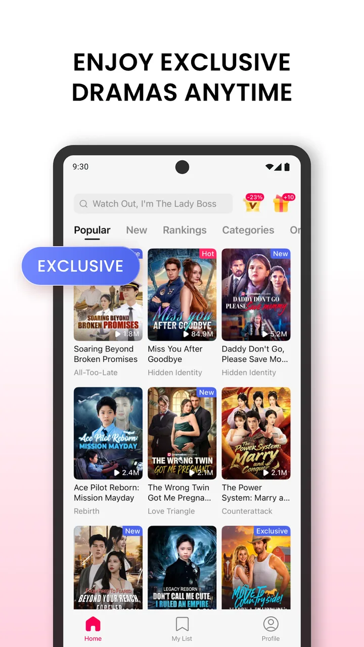 DramaBox Lite - Mini Drama TV screenshot 2