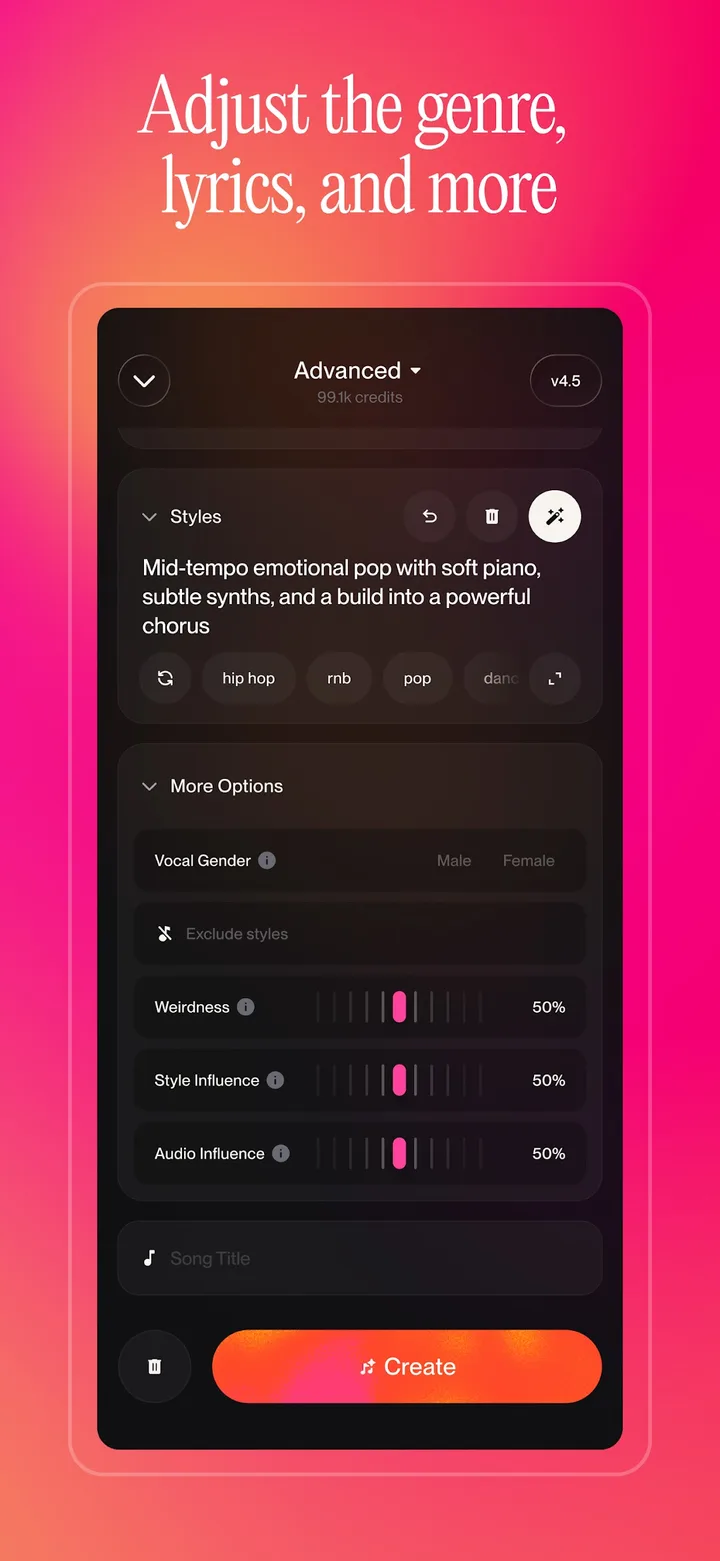 Suno - AI Music & Songs Maker screenshot 2