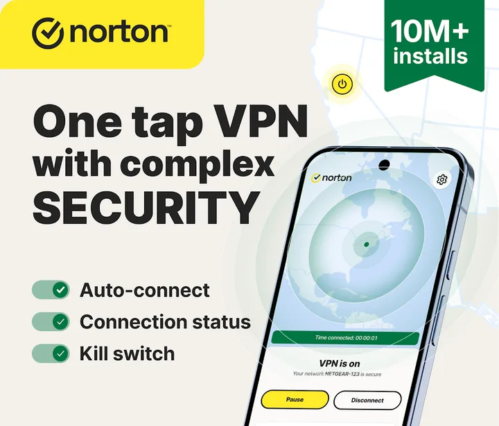 Norton VPN – Fast & Secure screenshot 1