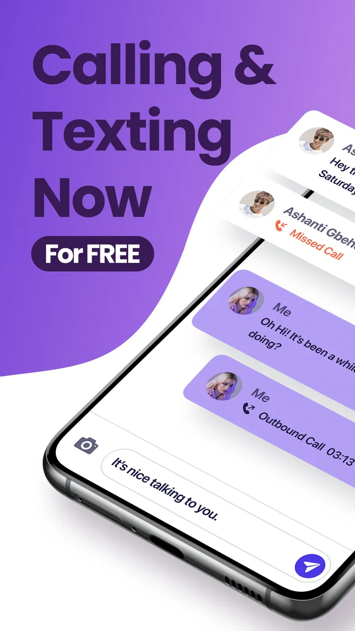 TextNum: Call + Text for Now！ screenshot 1