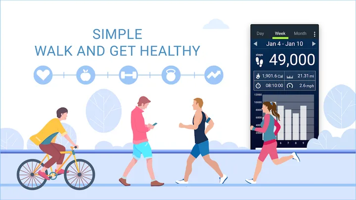 Pedometer - Step Counter screenshot 2