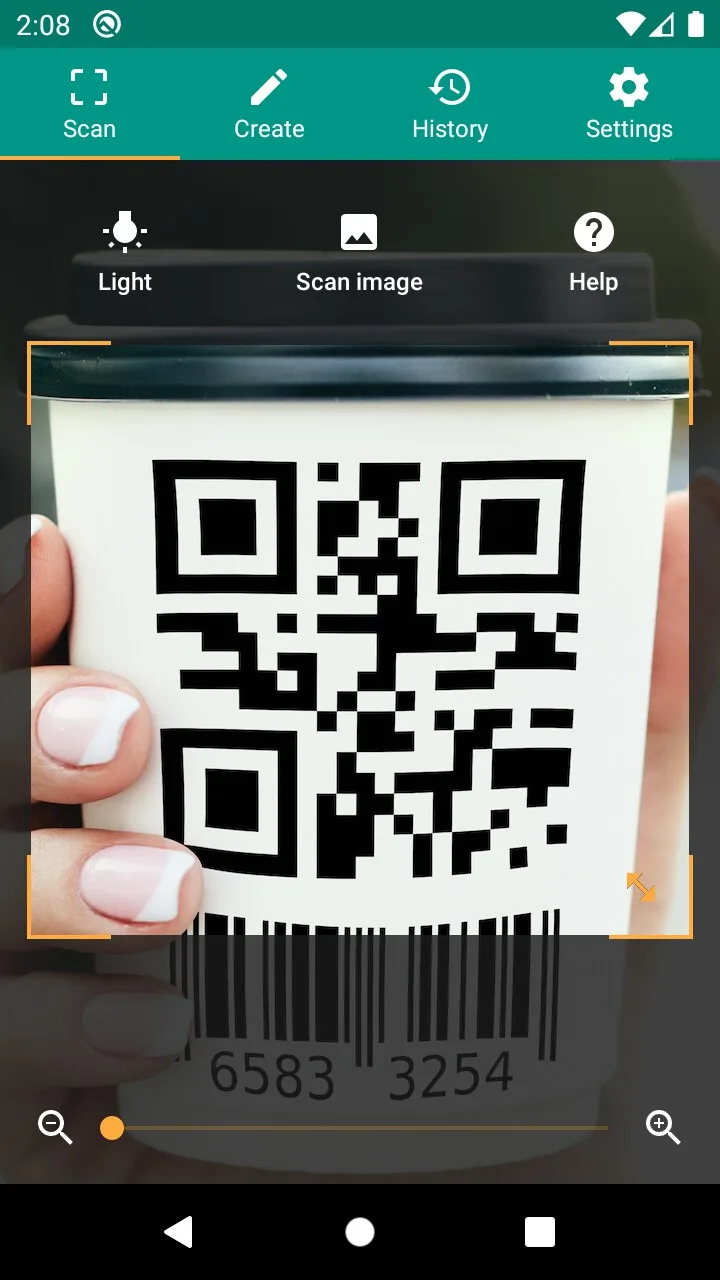 QR & Barcode Scanner screenshot 1